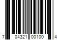 Barcode Image for UPC code 704321001004