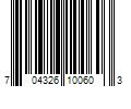 Barcode Image for UPC code 704326100603