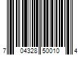 Barcode Image for UPC code 704328500104