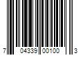 Barcode Image for UPC code 704339001003