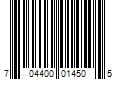 Barcode Image for UPC code 704400014505