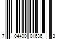 Barcode Image for UPC code 704400016363