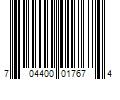 Barcode Image for UPC code 704400017674