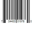 Barcode Image for UPC code 704400019760