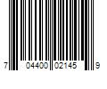 Barcode Image for UPC code 704400021459