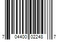 Barcode Image for UPC code 704400022487