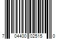 Barcode Image for UPC code 704400025150