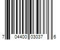 Barcode Image for UPC code 704400030376