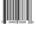 Barcode Image for UPC code 704400038358