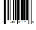 Barcode Image for UPC code 704400051920