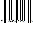 Barcode Image for UPC code 704400058059