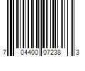 Barcode Image for UPC code 704400072383