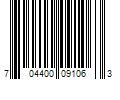 Barcode Image for UPC code 704400091063