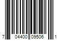 Barcode Image for UPC code 704400095061