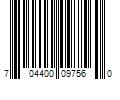 Barcode Image for UPC code 704400097560