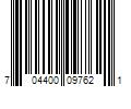 Barcode Image for UPC code 704400097621