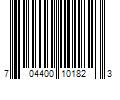 Barcode Image for UPC code 704400101823