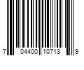 Barcode Image for UPC code 704400107139