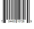 Barcode Image for UPC code 704400107269