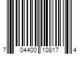 Barcode Image for UPC code 704400108174