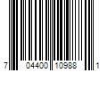 Barcode Image for UPC code 704400109881