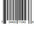 Barcode Image for UPC code 704400110436