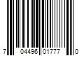 Barcode Image for UPC code 704496017770