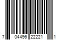 Barcode Image for UPC code 704496222211