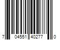 Barcode Image for UPC code 704551402770