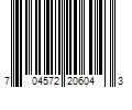 Barcode Image for UPC code 704572206043