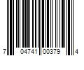 Barcode Image for UPC code 704741003794