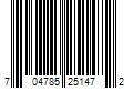 Barcode Image for UPC code 704785251472