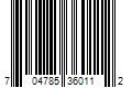 Barcode Image for UPC code 704785360112