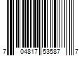 Barcode Image for UPC code 704817535877