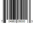 Barcode Image for UPC code 704863050003