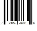 Barcode Image for UPC code 704907299818