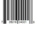 Barcode Image for UPC code 705016040018