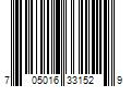 Barcode Image for UPC code 705016331529