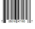 Barcode Image for UPC code 705016471607