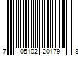 Barcode Image for UPC code 705102201798