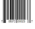 Barcode Image for UPC code 705372000237