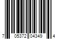 Barcode Image for UPC code 705372043494