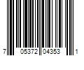 Barcode Image for UPC code 705372043531