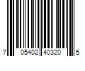 Barcode Image for UPC code 705402403205