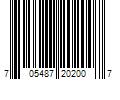 Barcode Image for UPC code 705487202007