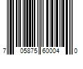 Barcode Image for UPC code 705875600040