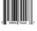 Barcode Image for UPC code 705968792287