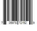 Barcode Image for UPC code 705978721529