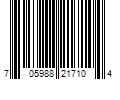 Barcode Image for UPC code 705988217104