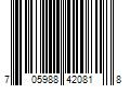 Barcode Image for UPC code 705988420818